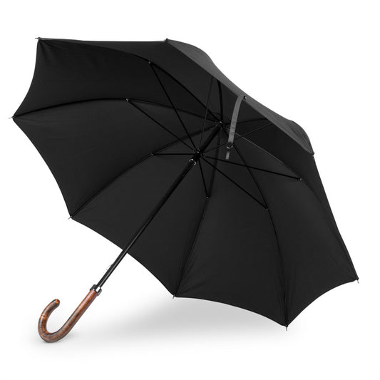 British Umbrella, Beech & Maple - Black/Charcoal Grey