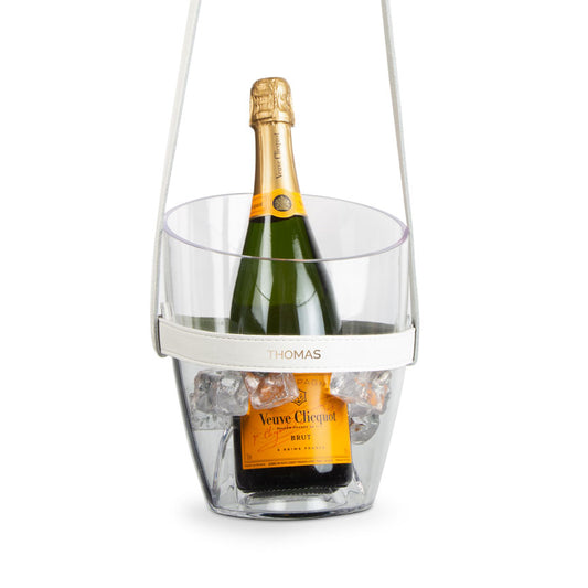 Personalised Embossing for Champagne Bucket Strap