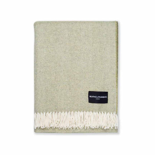 Daydreams - Merino Lambswool Throw - Sage