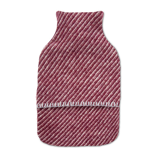 Evening Tales - Pure New Wool Hot Water Bag - Burgundy 864
