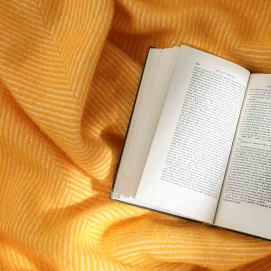 Evening Tales - Pure New Wool Blanket - Somerset Dusk