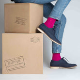 Secret Love Dress Socks - Fuchsia