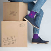 Secret Love Dress Socks - Purple