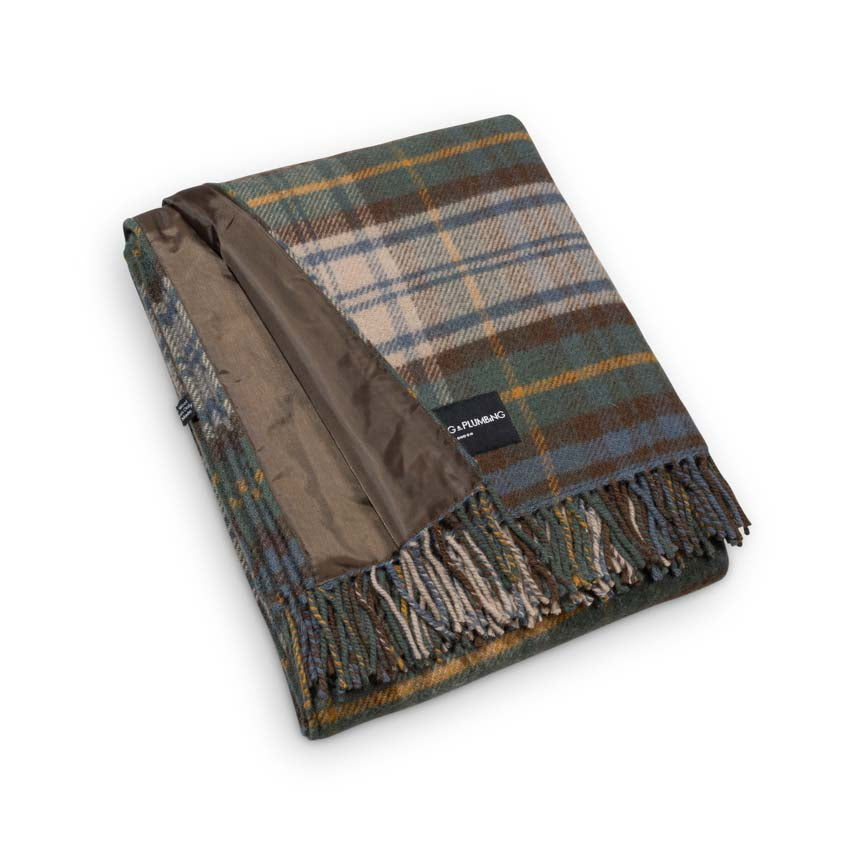 Wool Picnic Blanket Glen Coe with Waterproof Backing