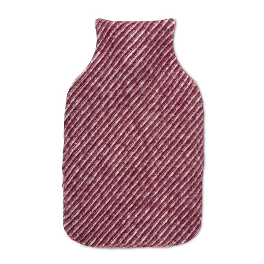Evening Tales - Pure New Wool Hot Water Bag - Burgundy - Heating & Plumbing London -