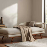 Daydreams - Merino Lambswool Throw - Hazelnut