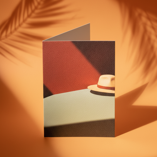 Fine Art Card - "Somewhere Warm. Doing Nothing. Very Well"