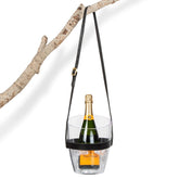 "Keep Your Cool" Champagne Bucket - Black Leather strap - Heating & Plumbing London -