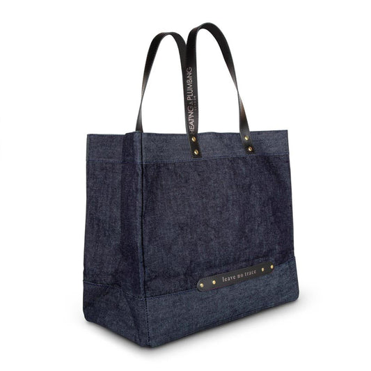 "Leave No Trace" tote bag - Black - Heating & Plumbing London -