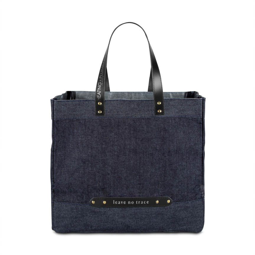 "Leave No Trace" tote bag - Black - Heating & Plumbing London -