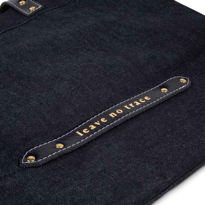 "Leave No Trace" tote bag - Navy Blue - Heating & Plumbing London -