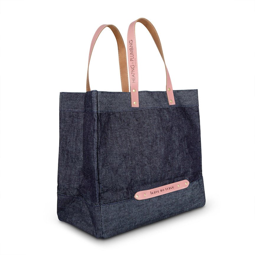"Leave No Trace" tote bag - Pink - Heating & Plumbing London -