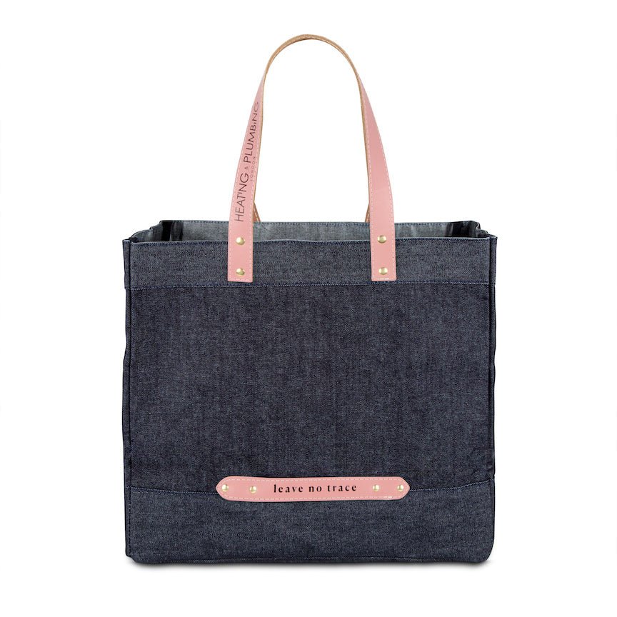"Leave No Trace" tote bag - Pink - Heating & Plumbing London -