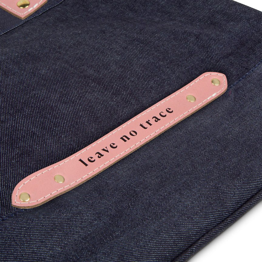 "Leave No Trace" tote bag - Pink - Heating & Plumbing London -