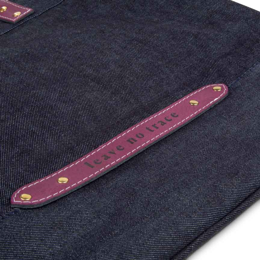 "Leave No Trace" tote bag - Purple - Heating & Plumbing London -
