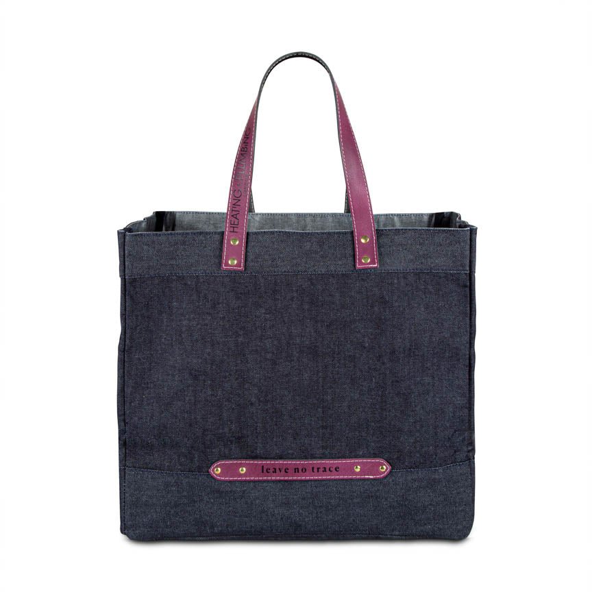 "Leave No Trace" tote bag - Purple - Heating & Plumbing London -