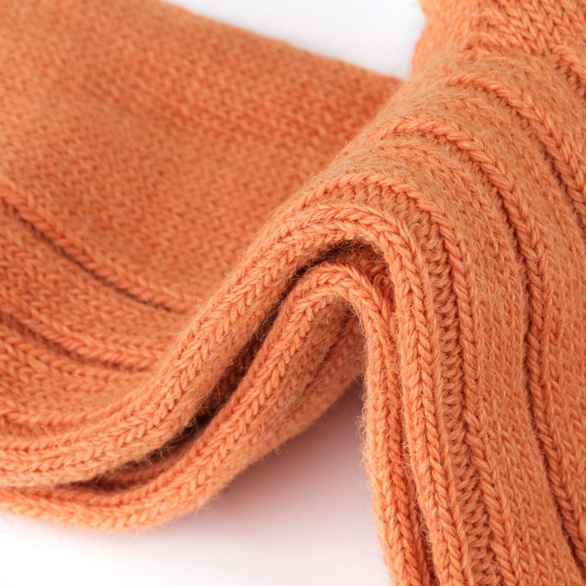 Luxury lounge socks in alpaca - Orange - Heating & Plumbing London - Alpaca Bed Socks
