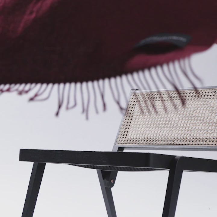 Love Stories - 100% Cashmere Blanket - Wine