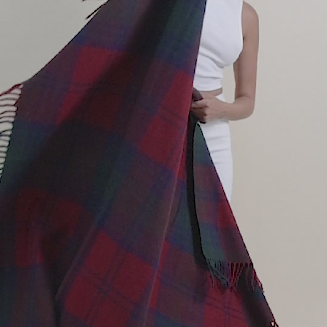 Highland Dreams - Recycled Wool Blanket - Lindsay Tartan