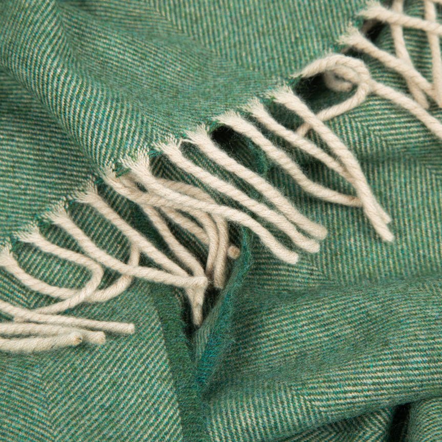 The Eternal Edition - 100% Cashmere Scarf - Fern Green - Heating & Plumbing London -