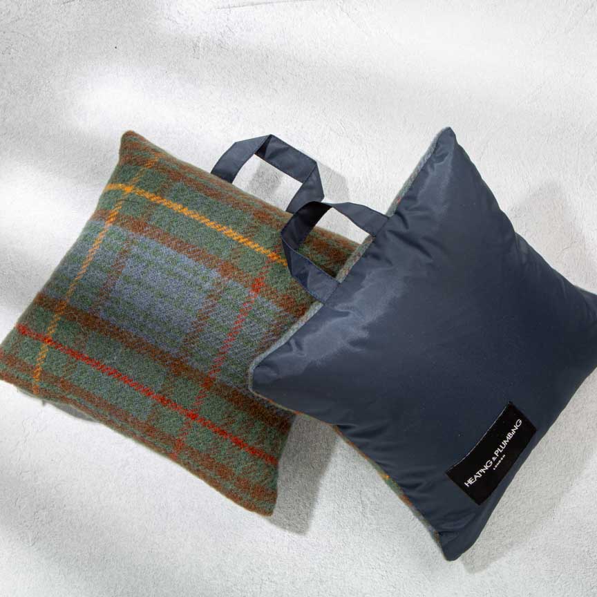 Waterproof Outdoor Cushion in Pure New Wool - Hunting Lodge - Heating & Plumbing London -