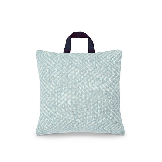 Waterproof Outdoor Cushion in Pure New Wool - Lollypop Duck Egg - Heating & Plumbing London -