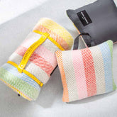 Waterproof Outdoor Cushion in Pure New Wool - Rainbow - Heating & Plumbing London -