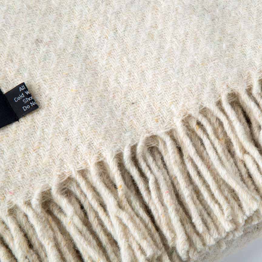 Comfy Home Blanket Recycled Ivory