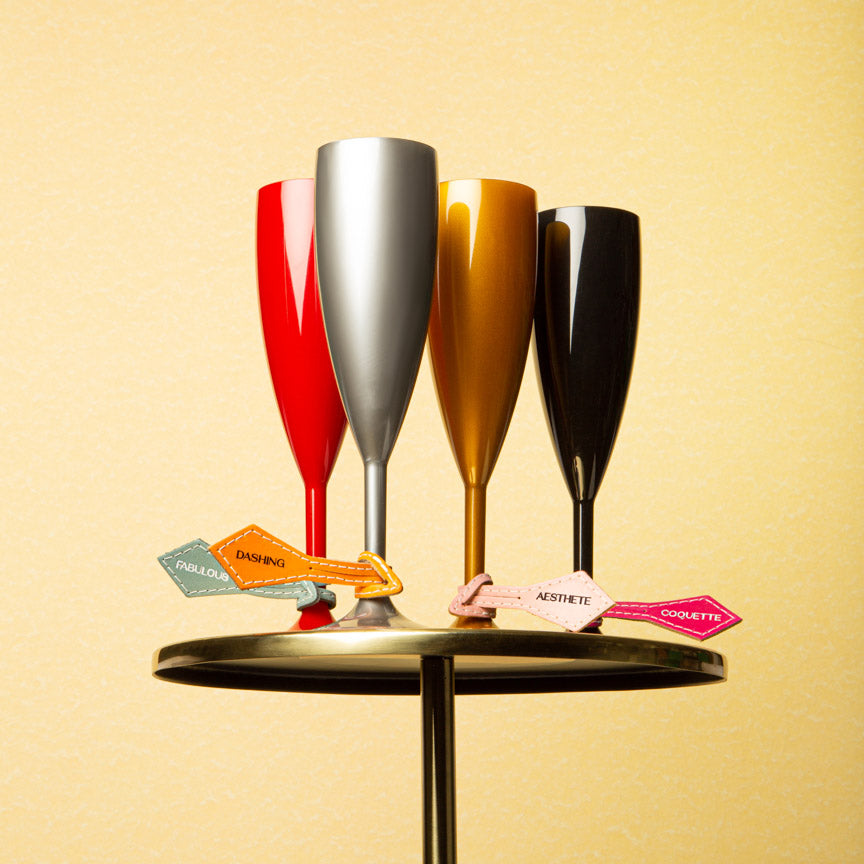 champagne glass accessories