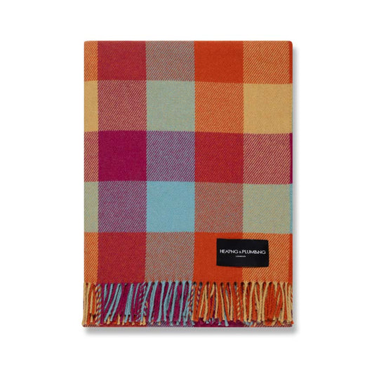 Soft Whispers - Cashmere & Merino Lambswool Blanket - Happy Hour 864