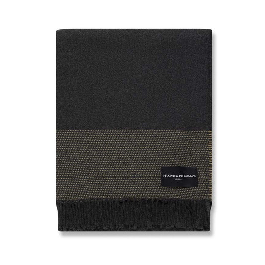 Soft Whispers - Cashmere & Merino Lambswool Blanket - After Dark 864