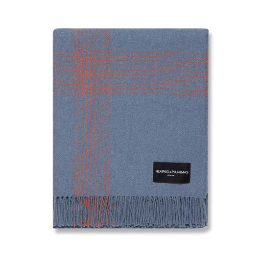 Soft Whispers - Cashmere & Merino Lambswool Blanket - Blue Crush 864