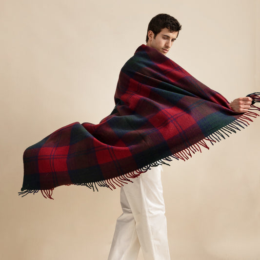 Highland Dreams - Recycled Wool Blanket - Lindsay Tartan 864