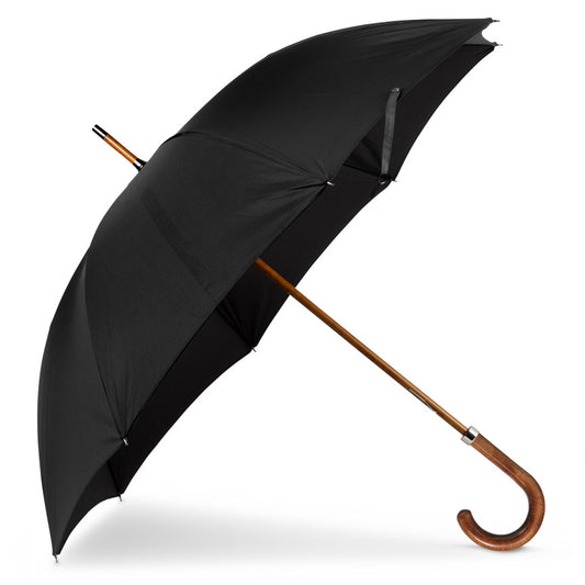 British Umbrella, Beech & Maple - Black/Charcoal Grey