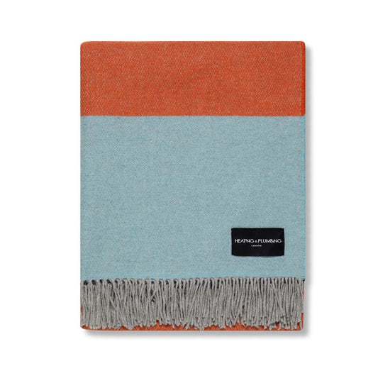 Soft Whispers - Cashmere & Merino Lambswool Blanket - Coastal Bloom 864