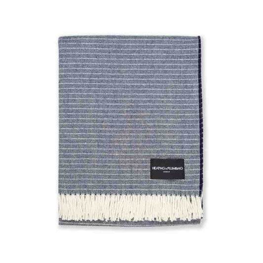 Daydreams - Merino Lambswool Throw - Navy