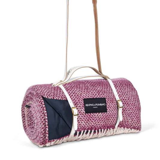 Pure new wool picnic blanket - Down by the Vineyard