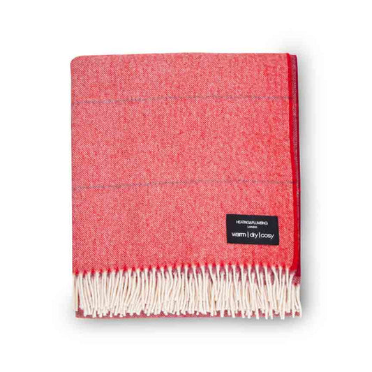 Wonderland - Alpaca & Merino Lambswool Blanket - Red