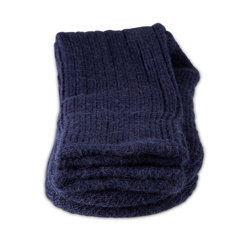 Alpaca walking socks - Navy Blue - Heating & Plumbing London - Alpaca walking socks