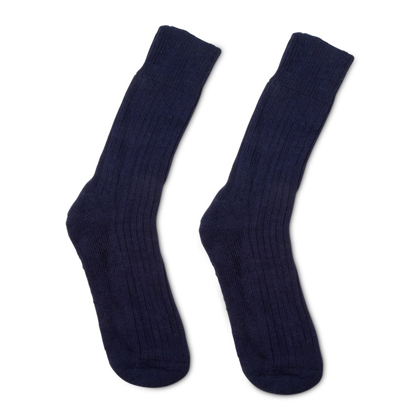 Alpaca walking socks - Navy Blue - Heating & Plumbing London - Alpaca walking socks