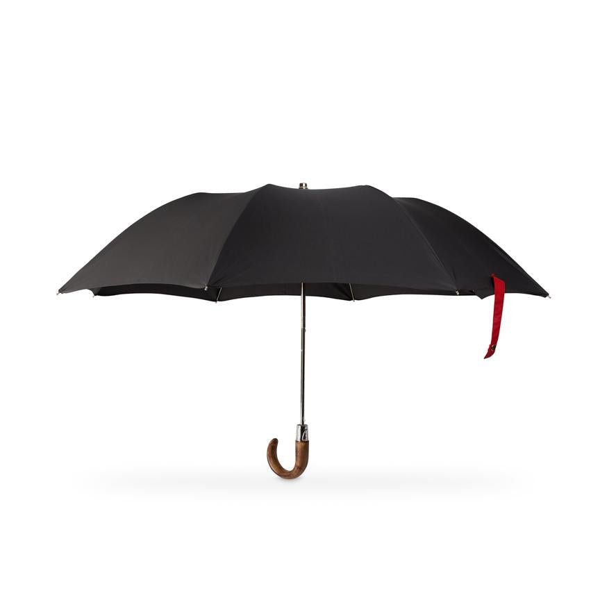 British Folding Umbrella - Charcoal Grey/Red - Heating & Plumbing London - British Umbrella