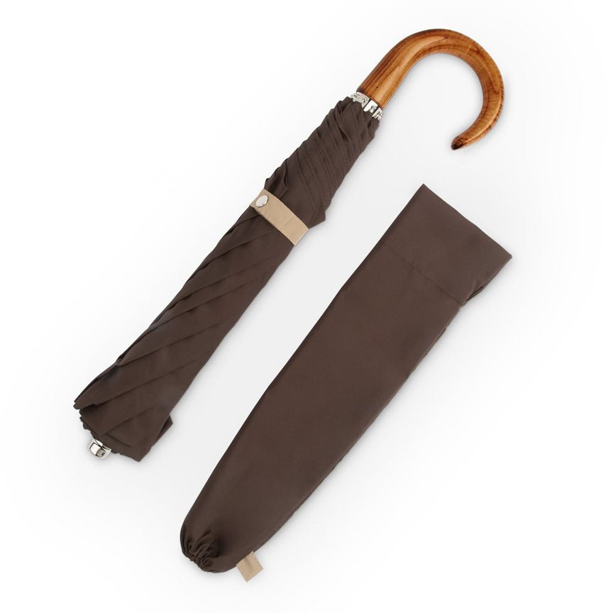 British Folding Umbrella - Dark Brown/Sand - Heating & Plumbing London - British Umbrella