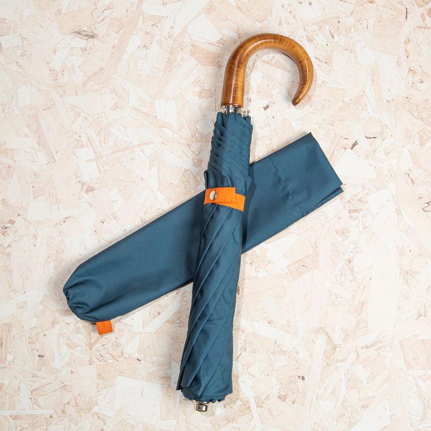 British Folding Umbrella - Mallard/Orange - Heating & Plumbing London - British Umbrella