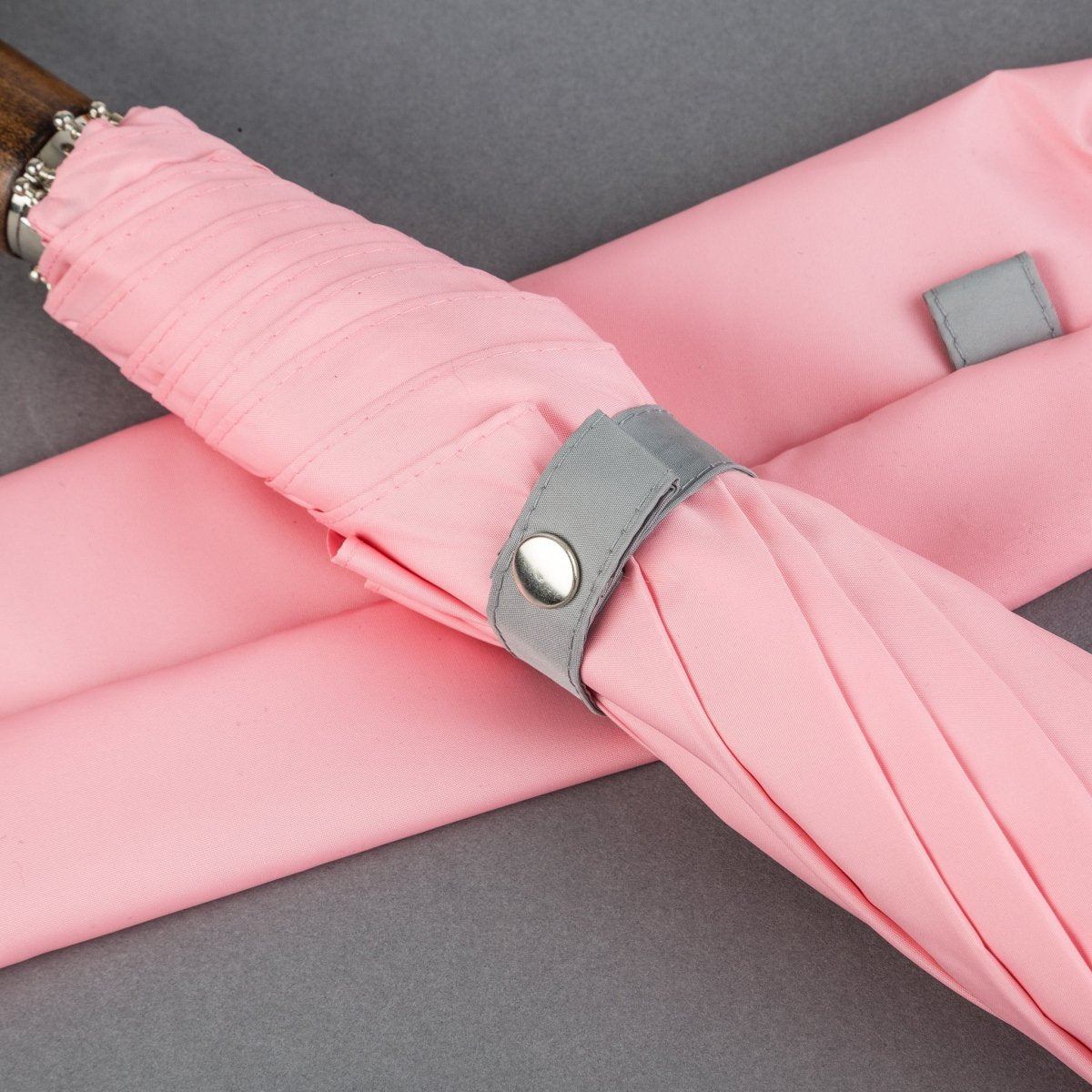 British Folding Umbrella - Pink/Grey - Heating & Plumbing London - British Umbrella