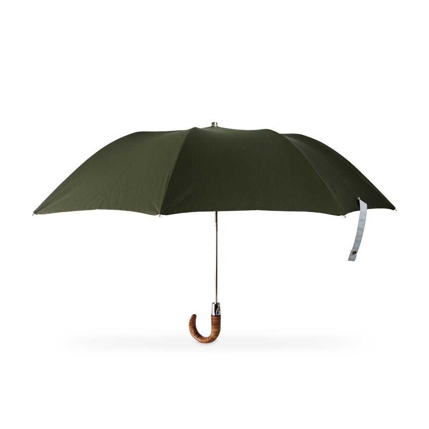 British Folding Umbrella - Racing Green/Grey - Heating & Plumbing London - British Umbrella