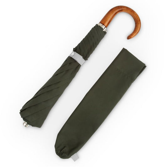 British Folding Umbrella - Racing Green/Grey - Heating & Plumbing London - British Umbrella