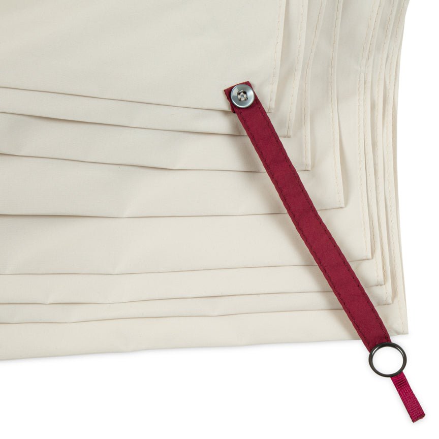 British Umbrella, Beech & Maple - Ivory/Burgundy - Heating & Plumbing London - British Umbrella