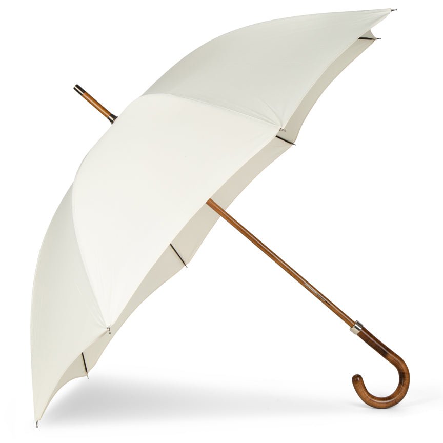 British Umbrella, Beech & Maple - Ivory/Burgundy - Heating & Plumbing London - British Umbrella