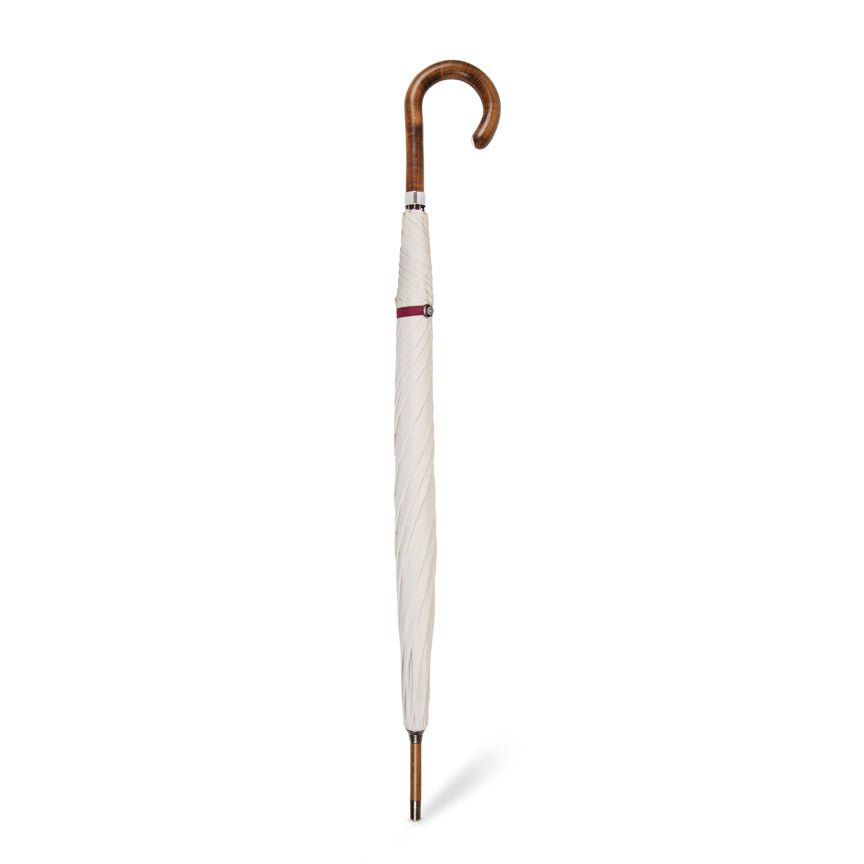 British Umbrella, Beech & Maple - Ivory/Burgundy - Heating & Plumbing London - British Umbrella