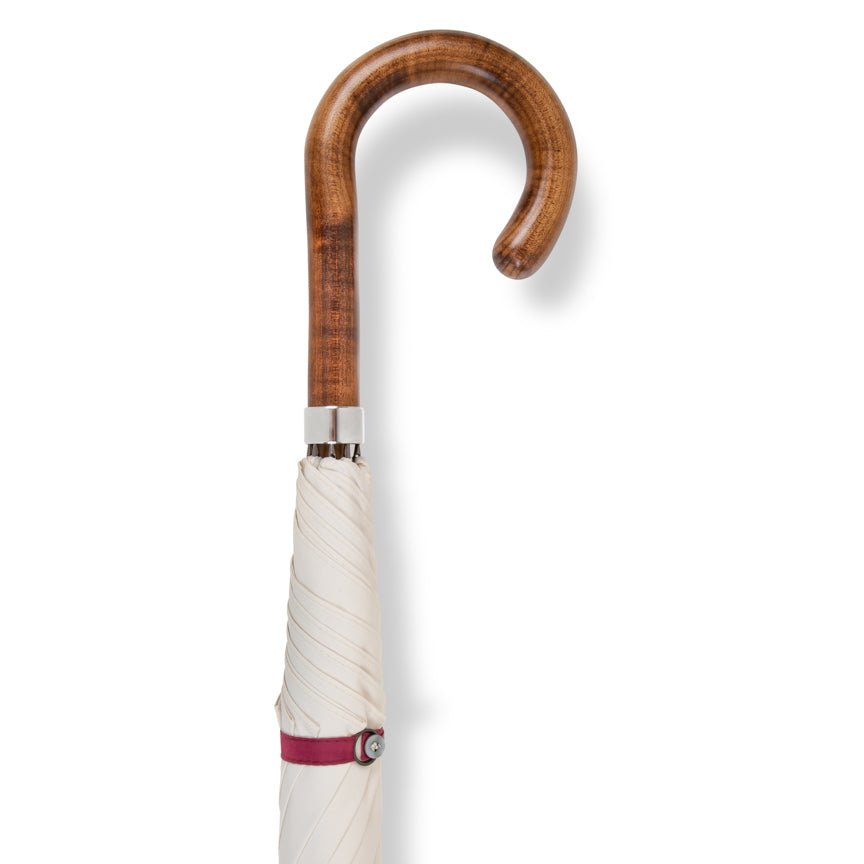 British Umbrella, Beech & Maple - Ivory/Burgundy - Heating & Plumbing London - British Umbrella